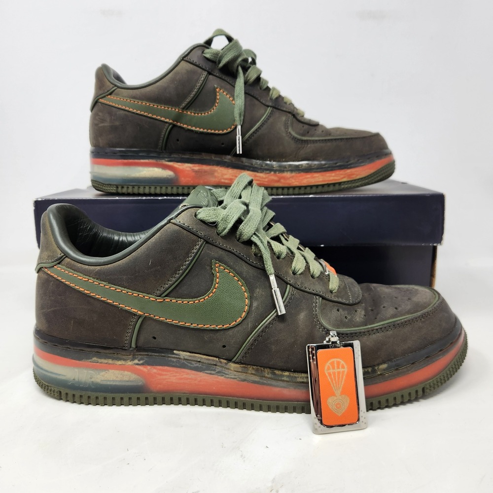 Nike Air Force 1 SPRM Max Air 07 Berlin Dark Army Olive 316666-331 Mens 9.5
